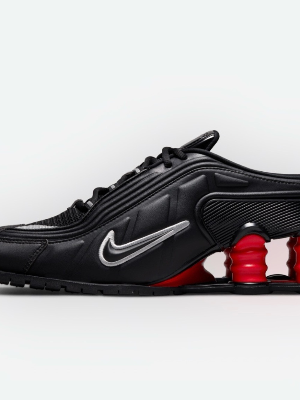 Nike Women's Black & Red Shox Rolling Mule